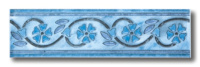 Бордюр Медальон синий 01 250*30 (40шт/уп), Шахты