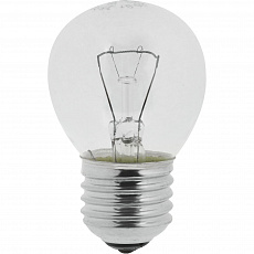 Лампа накаливания декоративная ДШ 60вт P45 230в E27 матовая (шар)