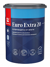 ТИККУРИЛА краска ЕВРО EXTRA 20 А д/влаж.помещений п/мат 0,9 л (6шт/уп)