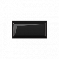 Плитка для стен Metrotile черный 100*200 (44шт 0,88м2/уп), Голден Тайл
