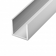 Профиль алюминиевый П-образный (швеллер) 30х50х30х2мм 2м