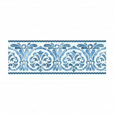 Бордюр Медальон синий 01 250*60 (20шт/уп), Шахты